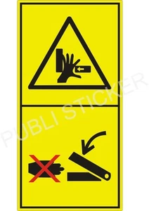 2 PIKTOGRAMME AUFKLEBER ISO 11684 SIGNAL SICHERHEIT LAND- UND FORSTMASCHINEN - Bild 1 von 1