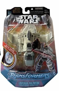 2006 Transformers Emperor Palpatine Imperial Shuttle Star Wars Spin Disk - Picture 1 of 6