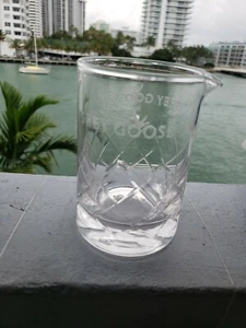 Grey Goose Collection Professional Etched Bar Cocktail Mixing Stirring Pitcher  - Picture 1 of 12