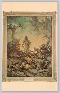 Why Do You Kill Yourself? painting by Louis Jambor Postcard - Picture 1 of 2