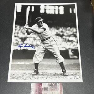 Lou Boudreau SIGNED 11x14 PHOTO Cleveland Indians JSA /COA - Picture 1 of 3