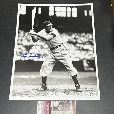 Lou Boudreau SIGNED 11x14 PHOTO Cleveland Indians JSA /COA - Image 1 of 3