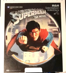 1982 Superman The Movie Part 1 CED RCA SelectaVision Video Disc Vintage Media - Picture 1 of 2