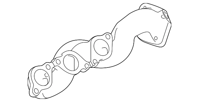 Colector de escape Land-Rover original LR052349 Foto 1 de 2