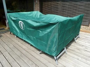 Schutzhülle Schutzhaube für Gartentisch mit Stühlen - Photo 1/5