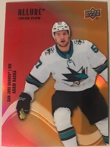 2022-23 Allure Yegor Sharangovich Red-Orange # SF-3 New Jersey Devils