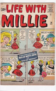 LIFE WITH MILLIE #14 VG/FN 1961-Marvel-Key Issue-Millie meets Kathy Teen Tornado - Picture 1 of 2