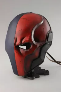 Deathstroke FRP Mask Helmet Justice League Halloween Party Cosplay Prop Mask - Picture 1 of 8
