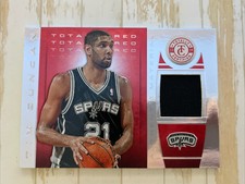 2013-14 NBA Panini Certified Tim Duncan Relic Jersey Card 129/200 SPURS #1