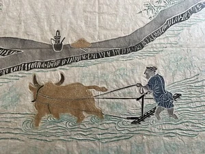 Antiker Holzklotz - chinesischer / thailändischer / vietnamesischer Stil - sehr feine Arbeit - Bild 1 von 13