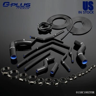 SILICONE HOSE+VACUUM HOSE KIT FIT FOR SUBARU IMPREZA GC8 GF8 STI EJ20 WRX TURBO Foto 1 de 4