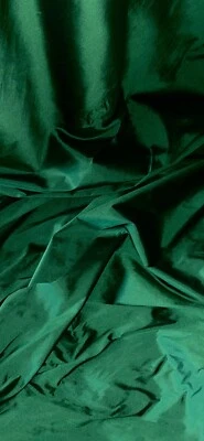 Forest Green Supreme Taffeta Fabric 58'' PRICE PER METER