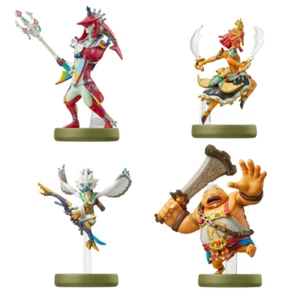 amiibo The Legend of Zelda Tears of the Kingdom Set of Tulin Yunobo Sidon Riju - Afbeelding 1 van 10