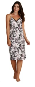 Ladies Famous Make Long Satin Chemise - Picture 1 of 4