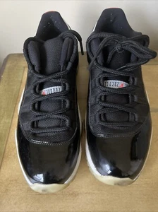 Nike Air Jordan 11 Retro Low Infrared 23 Black Men Shoes 528895-023 Size 9 - Picture 1 of 7