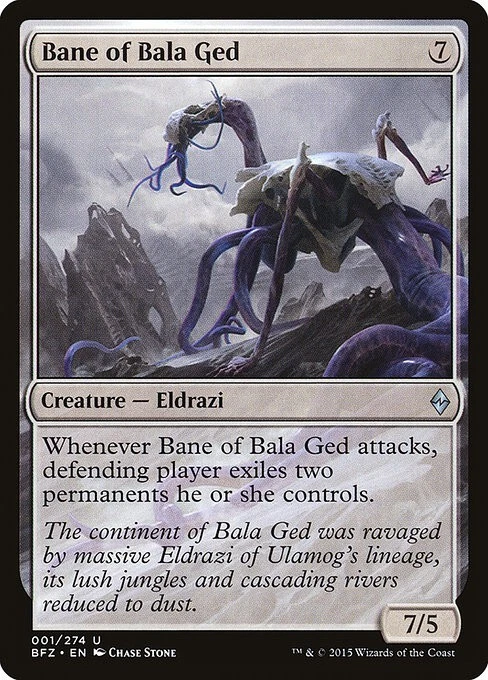 Bane of Bala Ged 1x  MtG Battle for Zendikar SP/NM - Image 1 of 1