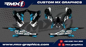 Calcomanías gráficas Can-Am DS 450 pegatinas decoración diseños rivales gráficos RMX - Imagen 1 de 3
