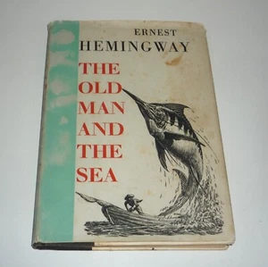 THE OLD MAN & THE SEA BY ERNEST HEMINGWAY DATED 1955 - Picture 1 of 13