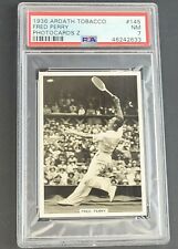 1936 Ardath Tobacco Photocards Z Series #145 FRED PERRY PSA 7 NM