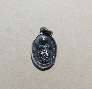 Sacro Cuore Gesu Heiliger Herat des Jesuskindes BRUNITO 925 Sterling Silber - Bild 1 von 3