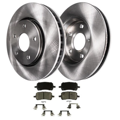 Rotores de freno de disco delanteros y pastillas de freno de cerámica para Pontiac G5 G6 296 mm B19A NY Foto 1 de 4