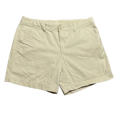 Eddie Bauer Shorts Womens Size 12 waist 36 Beige Outdoor Trail Legend Wash - Image 1 of 4