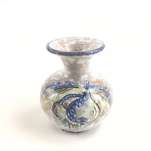 Deruta Stippled Vase 3-1/4” - Made In Italy - Picture 1 of 9