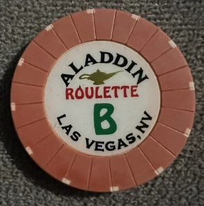 20x ALADDIN HOTEL CASINO ROULETTE B hotel casino chip de juego - Las Vegas, NV - Imagen 1 de 1