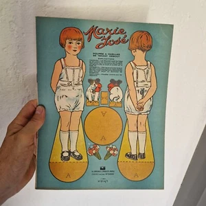 ENFANTINA album  poupée "Marie José  1946 à découper ; habillable - Picture 1 of 6