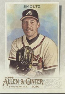 JOHN SMOLTZ 2020 Topps Allen & Ginter BASE CARD - ATLANTA BRAVES - #6