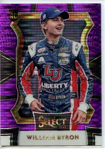 2017 Panini Select Racing NASCAR LILA PULSAR parallel #34 William Byron RC - Bild 1 von 2