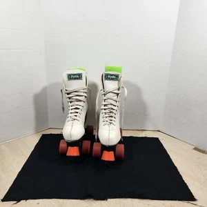 Vintage Hyde Roller Skates RL-95 Women's Size 5 Orange Wheels Retro - Picture 1 of 22