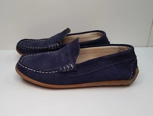 NEXT N82 SIZE 4UK EUR37 BOYS GIRLS WOMENS NAVY LOAFERS MOCCASINS DRIVING SHOES - Picture 1 of 21