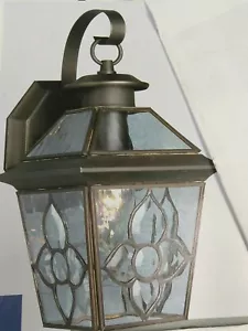 Bel Air Lighting  54791WB SOLID BRASS W WATER  GLASS Outdoor Lantern -20.5"H#21A - Picture 1 of 10