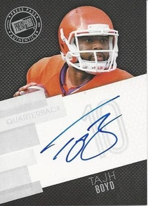 2014 Press Pass Tajh Boyd AUTOGRAPH New York Jets Clemson - Picture 1 of 2