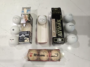 LOTTO PALLINE DA GOLF FIRMATE VINTAGE TRA CUI NICKLAUS PONTIAC CATALINA 1967 - Foto 1 di 4