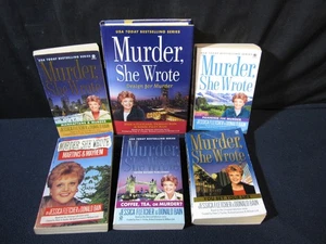 Murder She Wrote - Jessica Fletcher Set of 6 Mysteries - Includes Shipping! - Picture 1 of 1