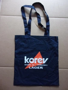 Korev Lager Tote Bag. St Austell Brewery. Lager From Cornwall. BRAND NEW. - Picture 1 of 11