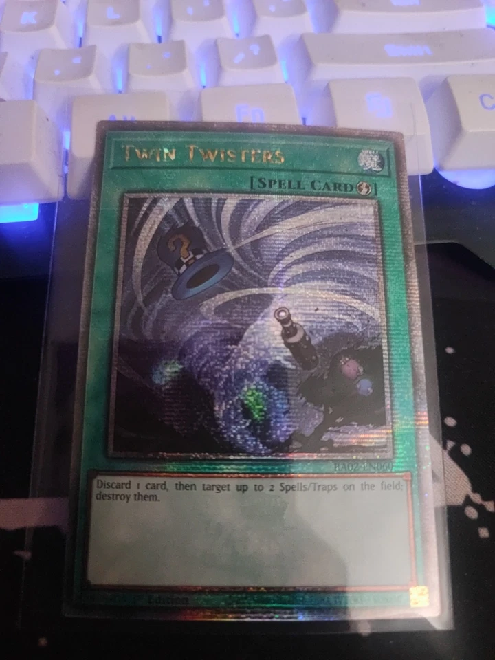Yugioh Twin Twisters RA03-EN060 Quarter Century Secret Rare 1st Ed NM - Image 1 of 1
