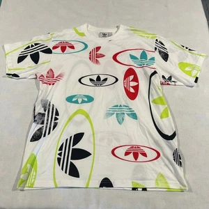 Adidas All Over Print T Shirt Size L - Picture 1 of 5