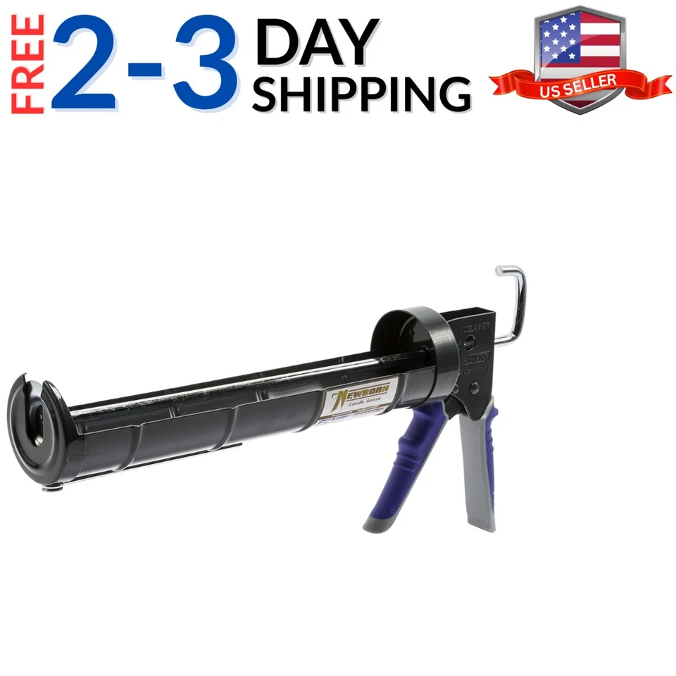 Pistola de masilla Pro Super Ratchet Rod con agarre cómodo Gator Trigger, 1/4 galón C... Foto 1 de 2