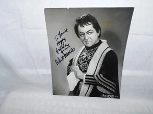 FOTO DE CANTANTE DE ÓPERA VINTAGE CON AUTÓGRAFO "ROBERT MERRILL" 100% ORIGINAL - Imagen 1 de 6