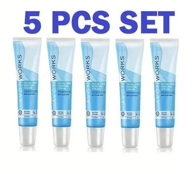 5x Crema depilación facial Avon Works 15 ml/0,5 fl. oz. Foto 1 de 4