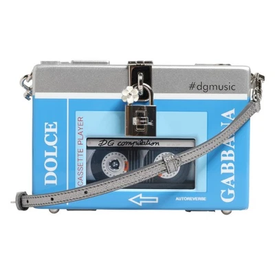 DOLCE & GABBANA Bag Multicolor Cassette Player Box DG Music Crossbody 3170usd - image 1 of 4
