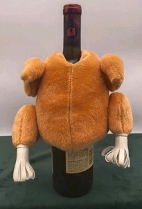 Plush Thanksgiving Roasted Turkey Wine Cozy - Picture 1 of 6