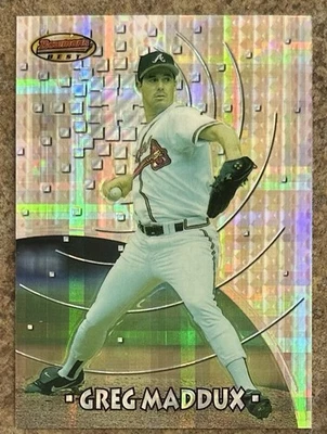 1997 Bowman's Best Greg Maddux No40 Atomic Refractor Atlanta Braves - Изображение 1 из 2