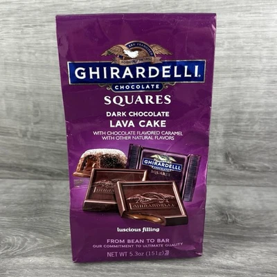 Ghirardelli Dark Chocolate Lava Cake Squares Candy, 5.3 oz Bag - Image 1 of 4