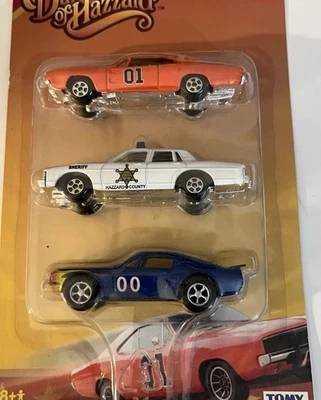 Johnny Lightning The Dukes of Hazzard Hazzard County 汽车套装 1: 64 全新! — 第 1/4 张图片