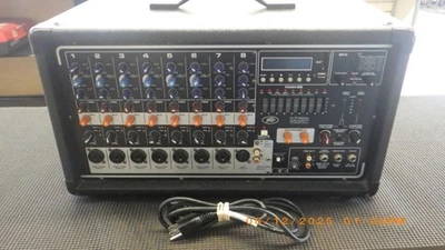 PEAVEY PVi 8500 8-CHANNEL POWERED MIXER, 400W, BLUETOOTH CAPABLE (TDY028225) - Image 1 of 3