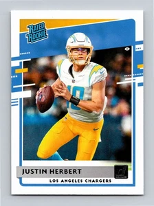Justin Herbert 2020 Panini Donruss Rated Rookie #303 RC MINT High Grade Centered - Picture 1 of 2